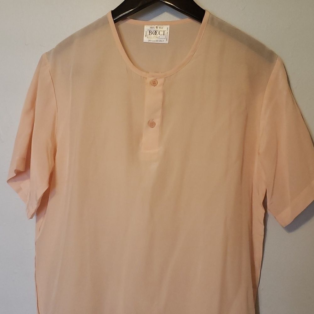 BOCCI vintage silk blouse. Size small